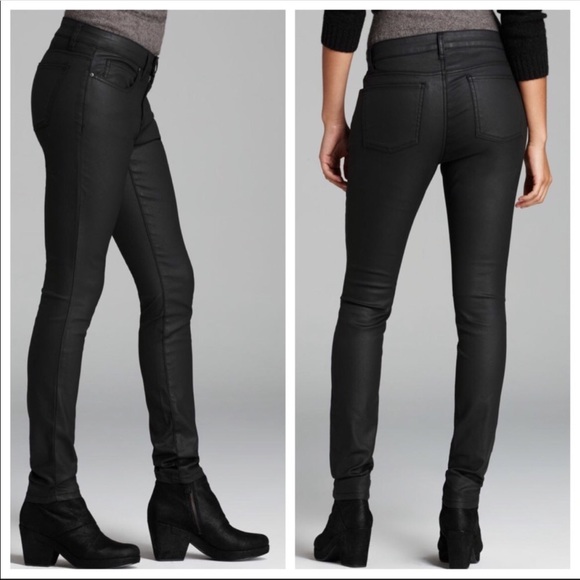 eileen fisher black skinny jeans